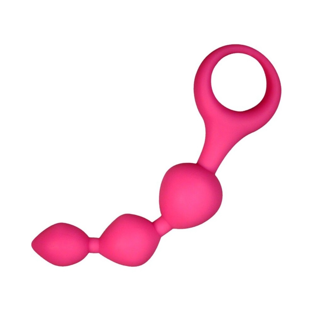ALIVE - SFERE ANALI IN SILICONE TRIBALL ROSA 15 CM