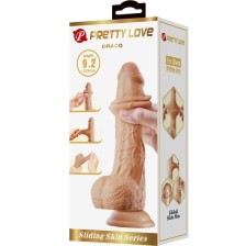 PRETTY LOVE - DRACO DILDO REALISTA 23 CM CARNE