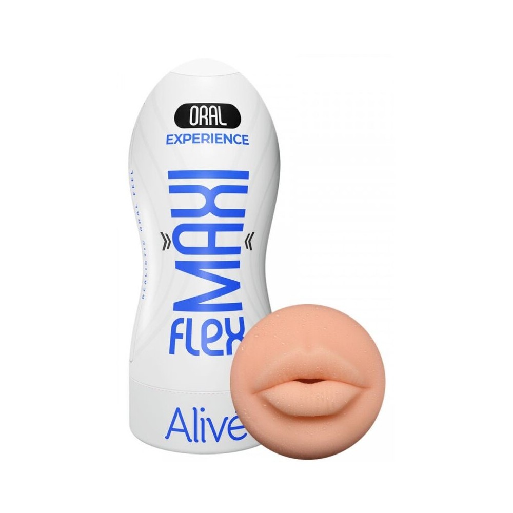 ALIVE - MASTURBADOR MASCHIO MAXI FLEX ORALE TAGLIA L