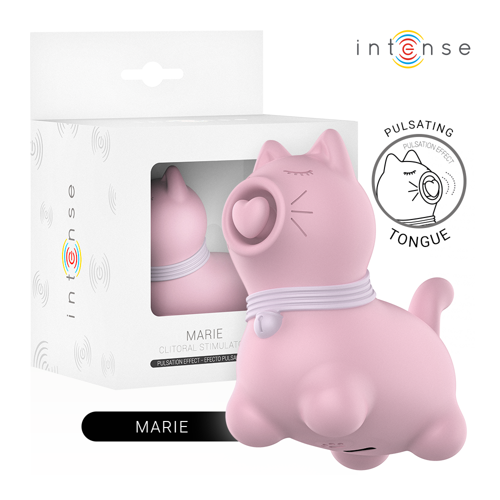 INTENSE - STIMOLATORE DELLA LINGUA CON EFFETTO PULSAZIONE MARIE PINK