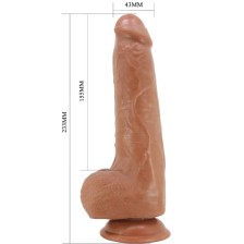 PRETTY LOVE - DRACO DILDO REALISTA 23 CM MODELO 2 CARNE