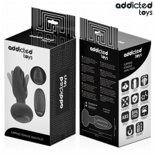 ADDICTED TOYS - PLUG ANAL COM LÍNGUA VIBRATÓRIA E CONTROLE REMOTO