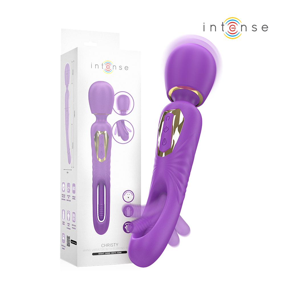 INTENSE - BAGUETTE VIBRANTE CHRISTY AVEC LANGUE QUI TOURNE