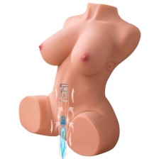XISE - DANIA THRUSTING REALISTISCHER TORSO MIT WEIBLICHER VIBRATION 52 CM