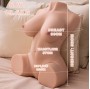 XISE - DANIA TORSE RÉALISTE À VIBRATION FÉMININE 52 CM