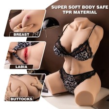 XISE - MURIEL TORSO FEMMINILE REALISTICO CON SPINTA 55 CM