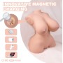 XISE - PEQUENO TORSO REALISTA COM VIBRAÇÃO FEMININA 40 CM