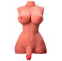 XISE - Magnifique torse féminin ladyboy avec gode vibrant et à poussées de 49 cm