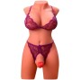 XISE - MIAH LADY BOY WEIBLICHER TORSO MIT DILDO MIT VIBRATION UND STOSSFUNKTION 55 CM