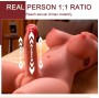 XISE - MIAH LADY BOY WEIBLICHER TORSO MIT DILDO MIT VIBRATION UND STOSSFUNKTION 55 CM