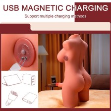 XISE - MIAH LADY BOY TORSO FEMININO COM DILDO COM VIBRAÇÃO E IMPULSIONAMENTO 55 CM