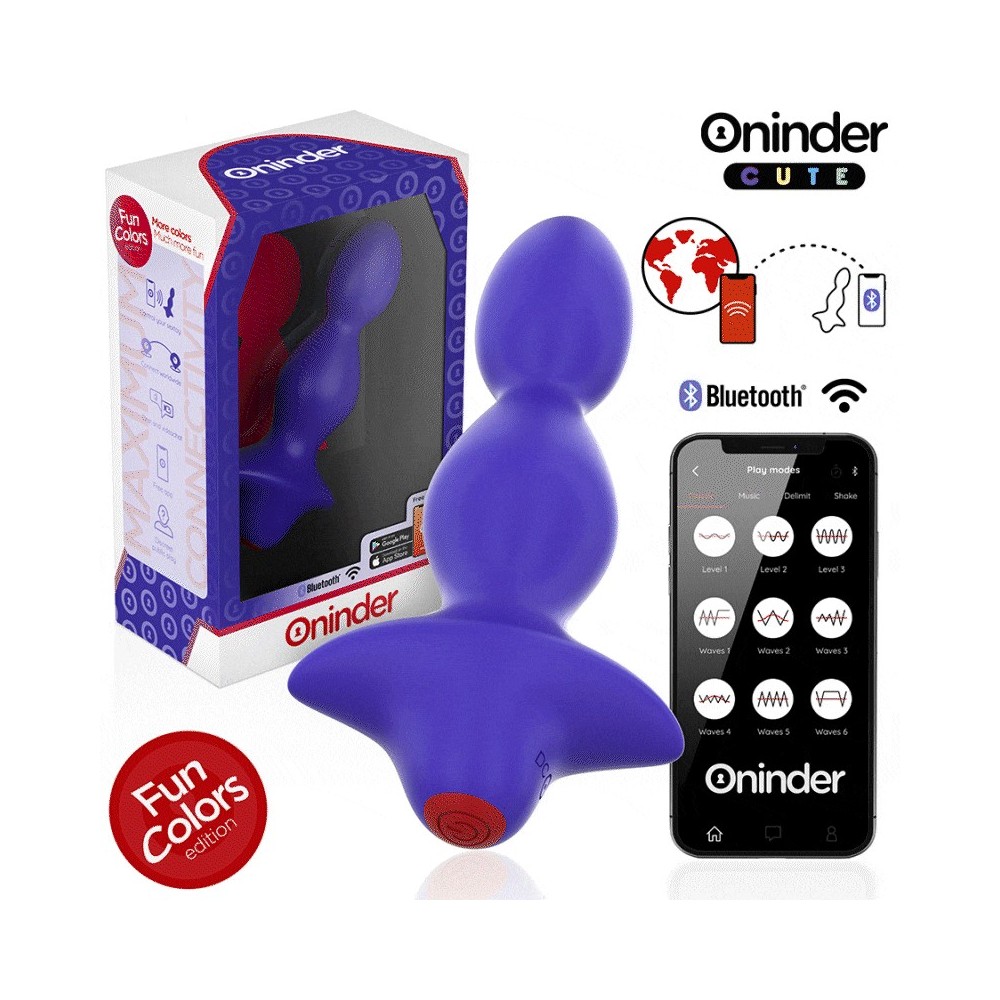 ONINDER CUTE - LOVE BUTT VIBRATING ANAL PLUG DILATOR - FREE WORLDWIDE APP