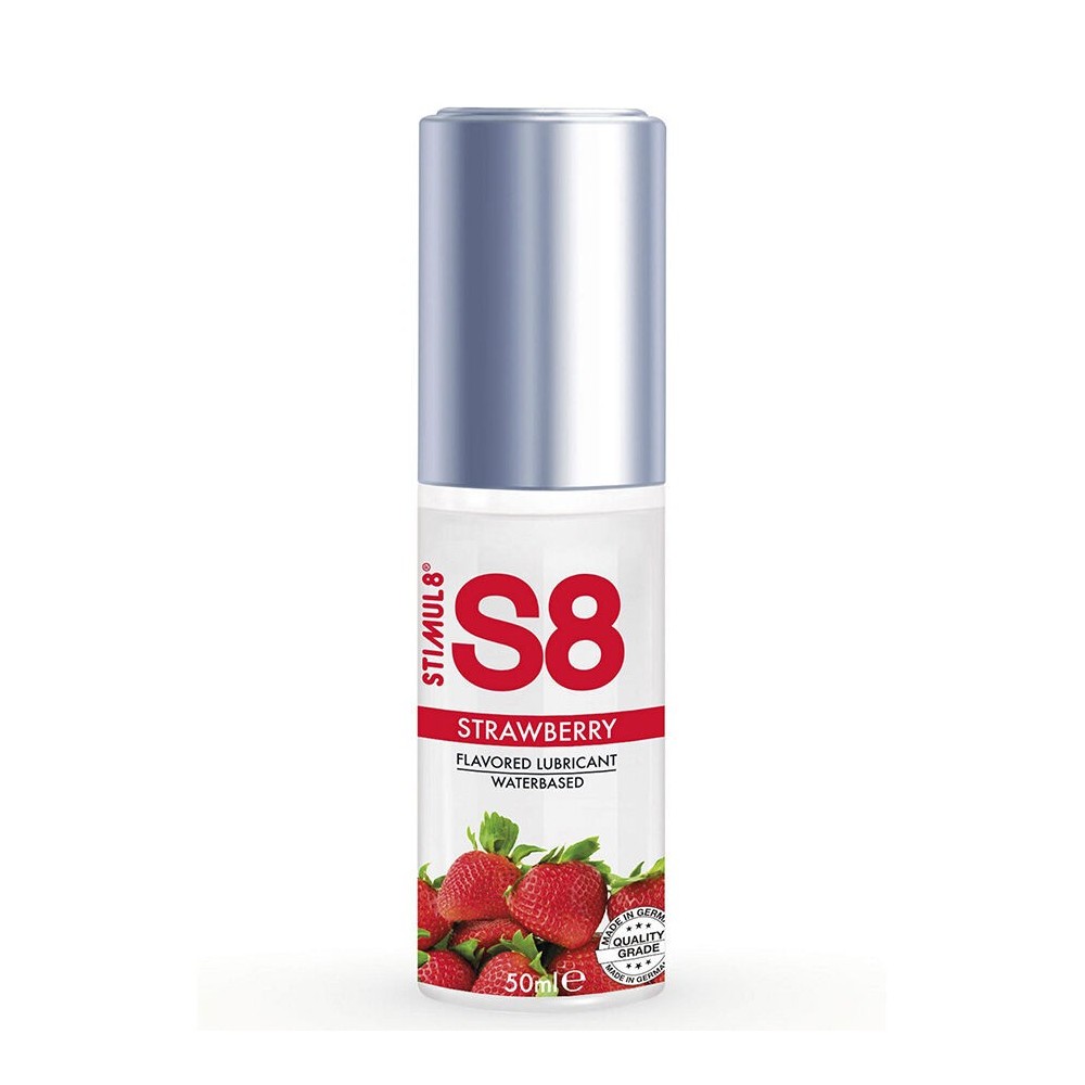 STIMUL8 - LUBRIFICANTE S8 MORANGO 50 ML