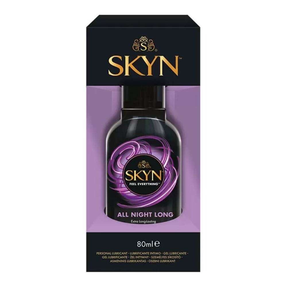 SKYN - LUBRIFICANTE À BASE DE SILICONE PARA TODA A NOITE 80 ML