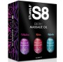 STIMUL8 - S8 MASSAGE OIL BOX 3 X 50 ML
