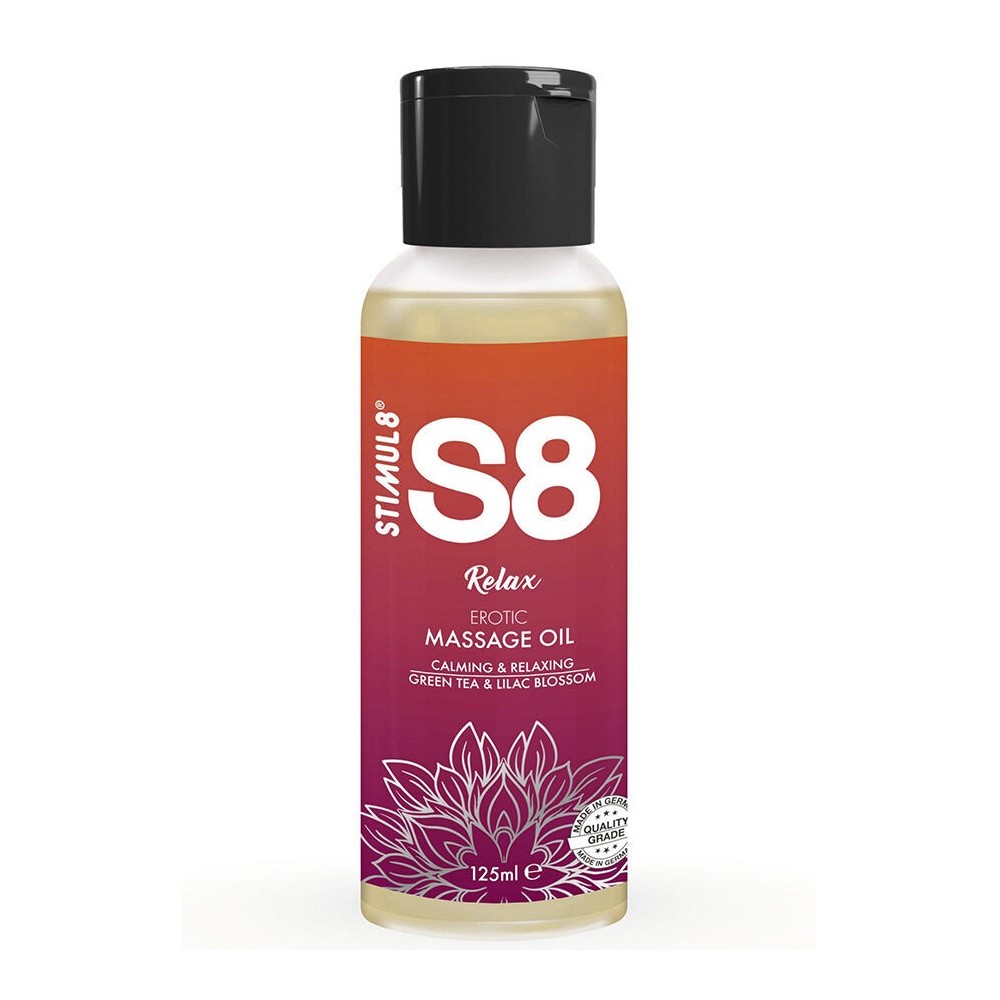 STIMUL8 - S8 RELAX HUILE DE MASSAGE AU THÉ VERT 125 ML