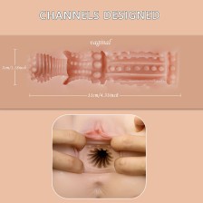 XISE - ETHEL THRUSTING MASTURBATORE VAGINA REALISTICO CON VIBRAZIONE MULTI-POSIZIONE