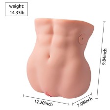 XISE - LYDIA MASTURBATORE FEMMINILE CON VAGINA SPINTA 25 CM