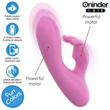 ONINDER CUTE - LOVE BUNNY VIBRADOR DE PONTO G E CLITÓRIS - APLICATIVO MUNDIAL GRATUITO