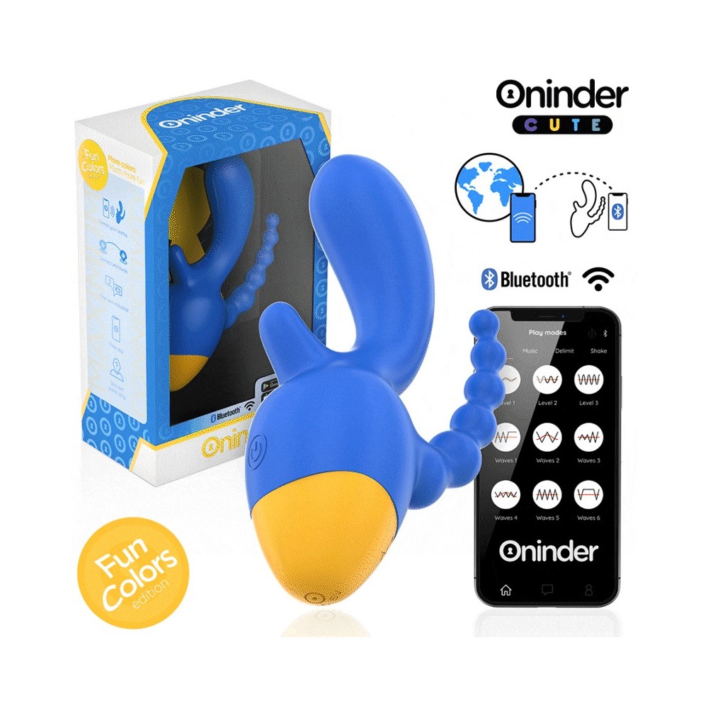ONINDER CUTE - LOVE 3 SOME DREIFACHVIBRATOR - KOSTENLOSE WELTWEITE APP