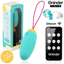 ONINDER CUTE - ŒUF VIBRO-GEMS ROTATIF EN SILICONE LOVE PLEASURE - APPLICATION GRATUITE DANS LE MONDE ENTIER
