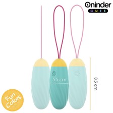 ONINDER CUTE - LOVE PLEASURE ROTATING SILICONE VIBRO-GEMS EGG - FREE WORLDWIDE APP