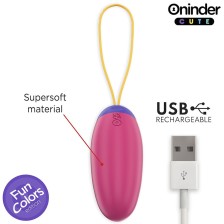 ONINDER CUTE - ŒUF VIBRO-WAVE EN SILICONE POUR LE PLAISIR ET L'AMOUR - APPLICATION GRATUITE DANS LE MONDE ENTIER