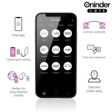 ONINDER CUTE - LOVE PLEASURE 360 ROTATING VIBRO-EGG SILICONE - APP GRATUITA IN TUTTO IL MONDO