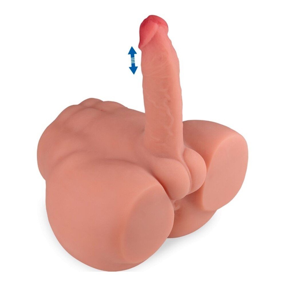 XISE - FREDERICO MASTURBADOR DILDO REALISTA POSIÇÃO FRONTAL COM EMPURRAÇÃO 15 CM