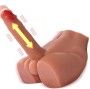 XISE - PEEL DILDO ASS MASTURBATEUR RÉALISTE À PILULE AVANT AVEC POUSSE 17,5 CM