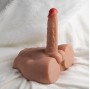 XISE - REALISTISCHER DILDO-MASTURBATOR MIT FRONTPOSITION UND STOSSFUNKTION, 17,5 CM