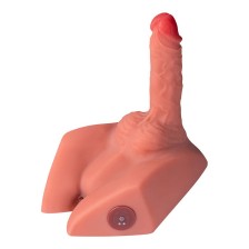 XISE - MICHAEL REALISTISCHER DILDO UND ANUSMASTURBATOR MIT STOSSFUNKTION, 15 CM