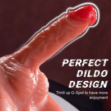 XISE - MICHAEL DILDO REALISTA E MASTURBADOR ANAL COM FUNÇÃO DE IMPULSO 15 CM