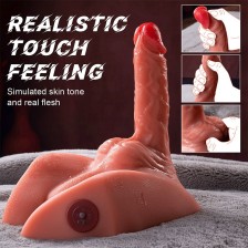 XISE - MICHAEL REALISTIC DILDO AND ANUS MASTURBATOR WITH THRUSTING 15 CM