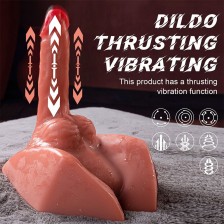 XISE - MICHAEL REALISTISCHER DILDO UND ANUSMASTURBATOR MIT STOSSFUNKTION, 15 CM