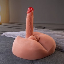XISE - MIELE DILDO MASTURBATORE REALISTICO CON VIBRAZIONE 25 CM