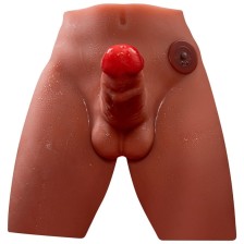 XISE - JASON REALISTISCHER DILDO-MASTURBATOR MIT STOSS- UND VIBRATIONSMÖGLICHKEITEN, 17 CM