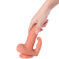 SHEQU - HAYDEN DILDO UND KLITORISSTIMULATOR MIT VIBRATION UND FERNBEDIENUNG 16 CM