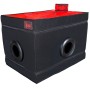 SECRET DOME - KINK CLUB LA NICHE CABIN BLACK & RED