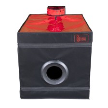 SECRET DOME - KINK CLUB LA NICHE CABIN BLACK & RED