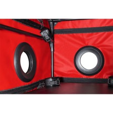 SECRET DOME - KINK CLUB LA NICHE CABIN PRETO E VERMELHO