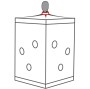 SECRET DOME - KINK CLUB CABIN SCANDALE BLACK & RED