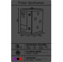 SECRET DOME - KINK CLUB CABIN SCANDALE BLACK & RED