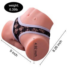 XISE - TRACY MASTURBADOR VIBRATÓRIO REALISTA COM MÚLTIPLAS POSIÇÕES PARA VAGINA E ÂNUS