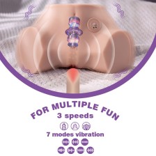 XISE - FENNIE MASTURBATEUR RÉALISTE MULTIPOSITIONS POUR VAGIN ET ANUS AVEC VIBRATION