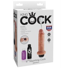 KING COCK - 15.24 CM GODE ÉJACULANTE