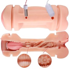 SHEQU - KAY DOPPELMASTURBATOR MIT DOPPELTER MUND- UND VAGINAVIBRATION