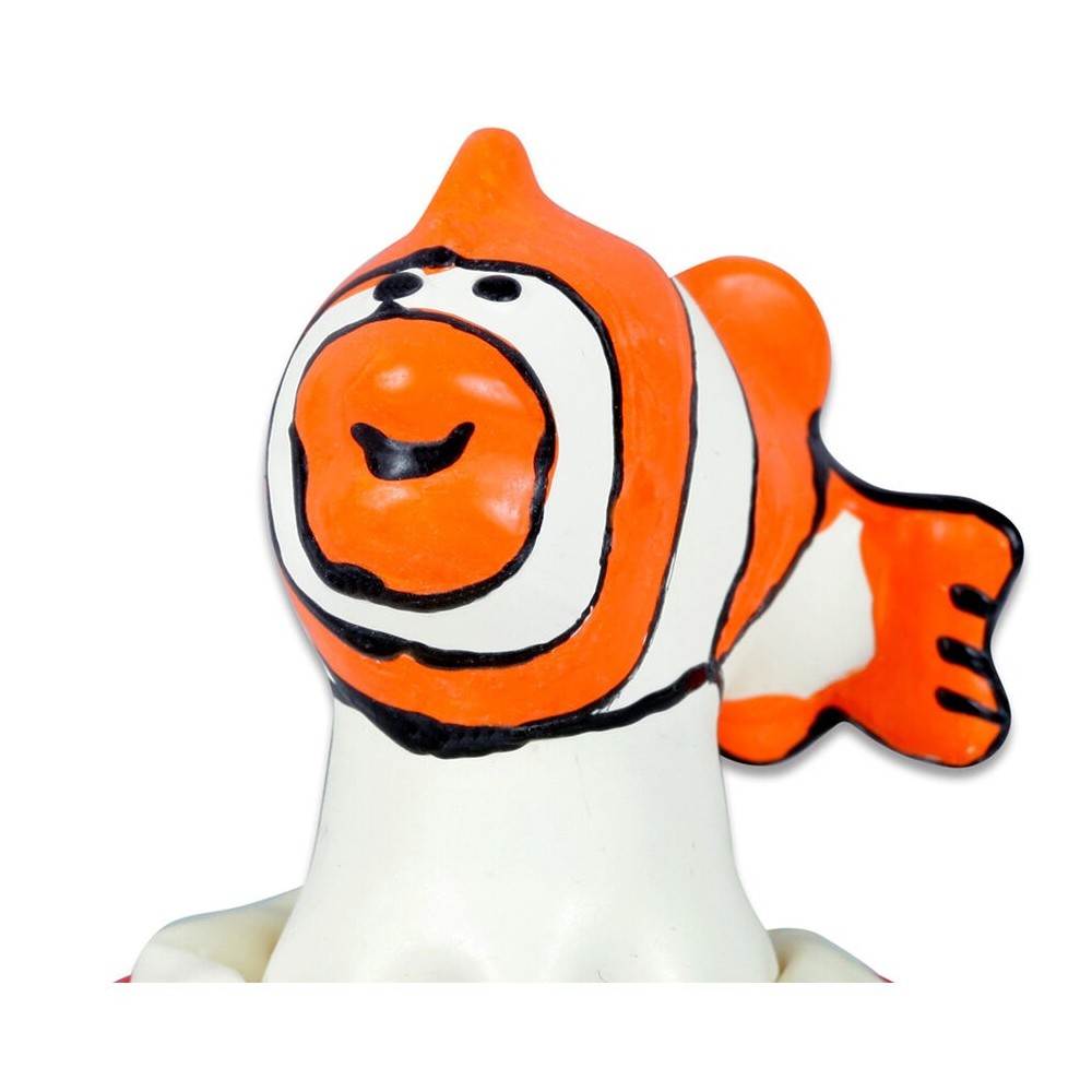CONDOMERIE - HANDBEMALTE NEUHEITSKONDOME FISCH ORANGE