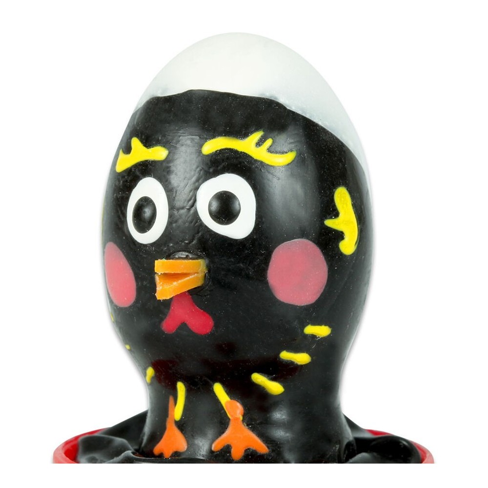 CONDOMERIE - HANDPAINTED NOVELTY CONDOMS CHICKEN BLACK