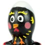 CONDOMERIE - HANDPAINTED NOVELTY CONDOMS CHICKEN BLACK